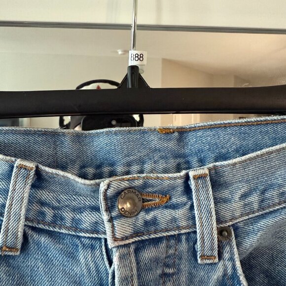 Carmar Destroyed Jeans Size 26 Color Blue - Picture 3 of 6